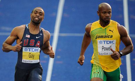 Tyson Gay and Asafa Powell